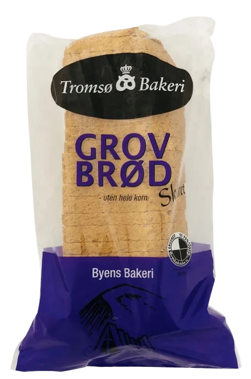 Grovbrød Skåret 700g Tromsø Bakeri