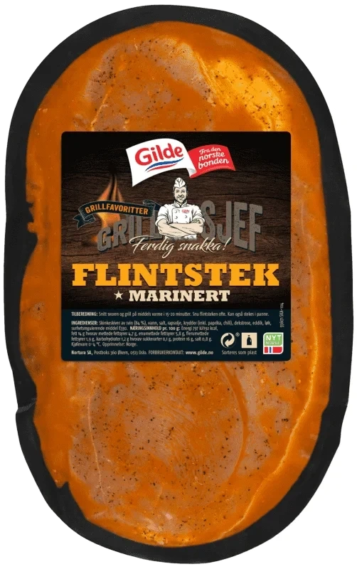 Gilde Marinert Flintstek ca 1kg