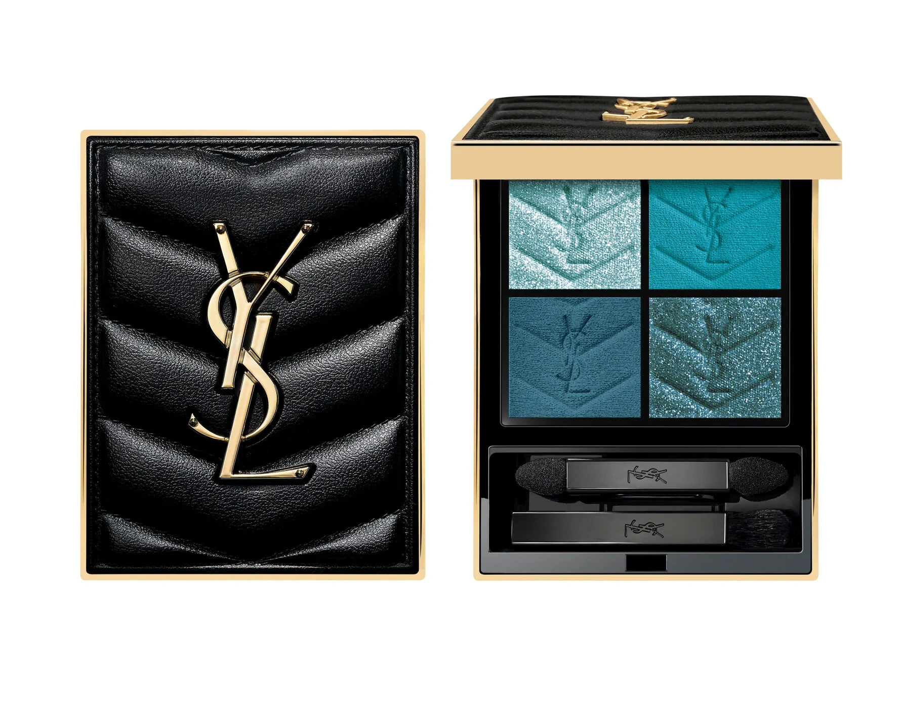 Yves Saint Laurent Couture Mini Clutch 850 Bewitching Turquoise