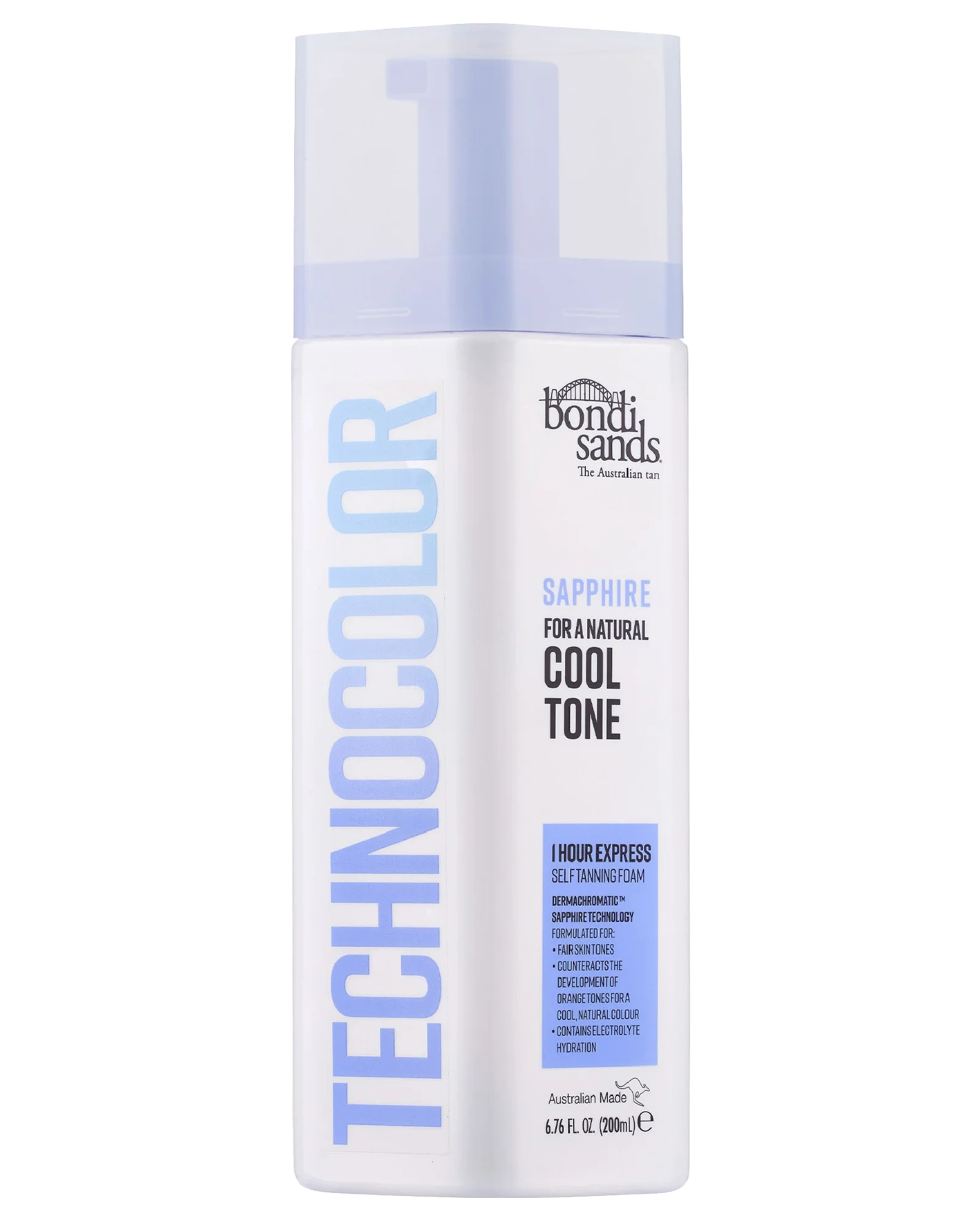 Bondi Sands Technocolor Sapphire 1 Hour Express selvbruning skum 200 ml