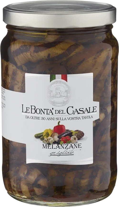 Grillet aubergine i olje 1500g
