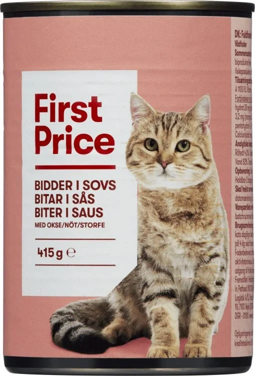 Våtfor til Katt Biter i Saus m/Okse 415g