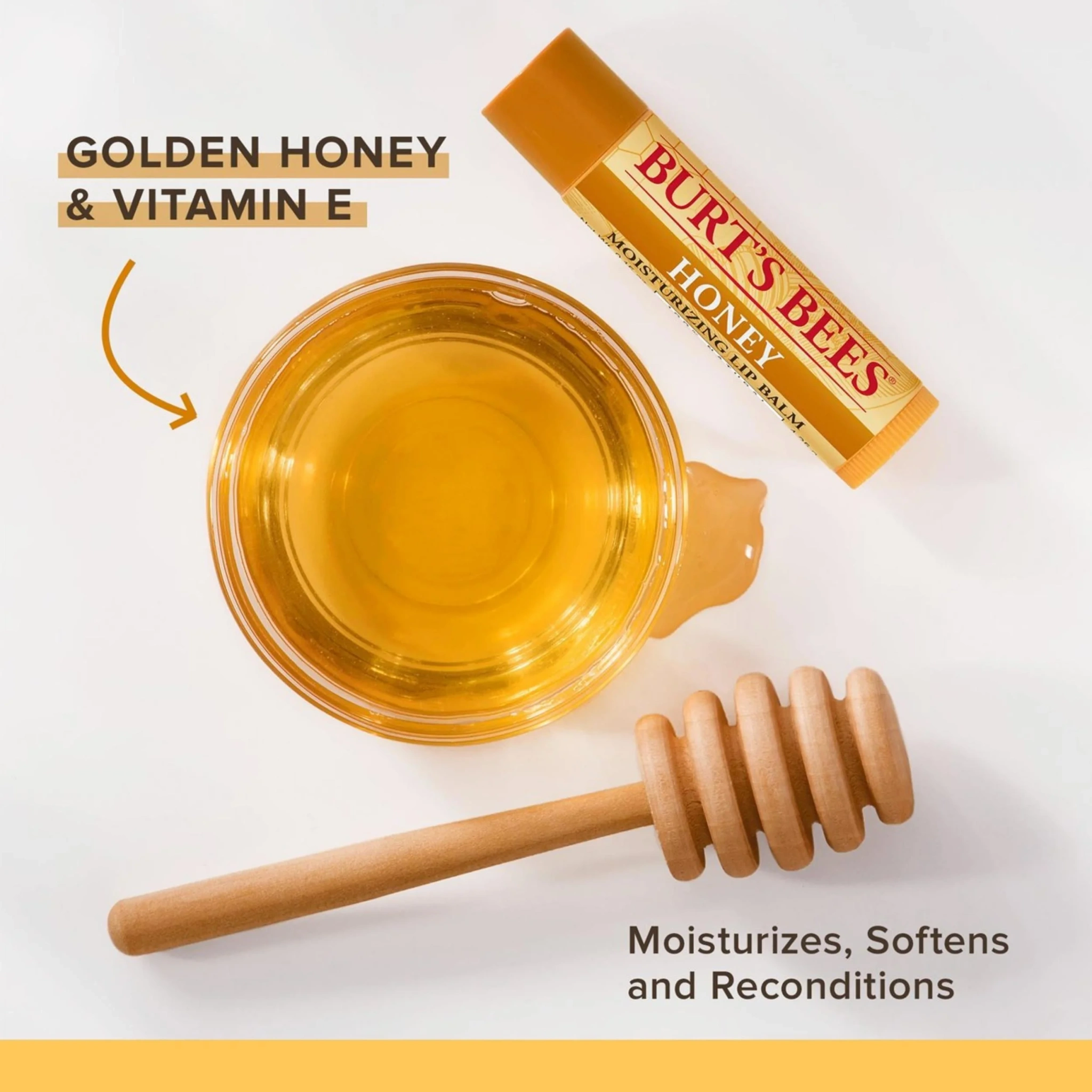 Burt's Bees Lip Balm Honey, 4,25 g