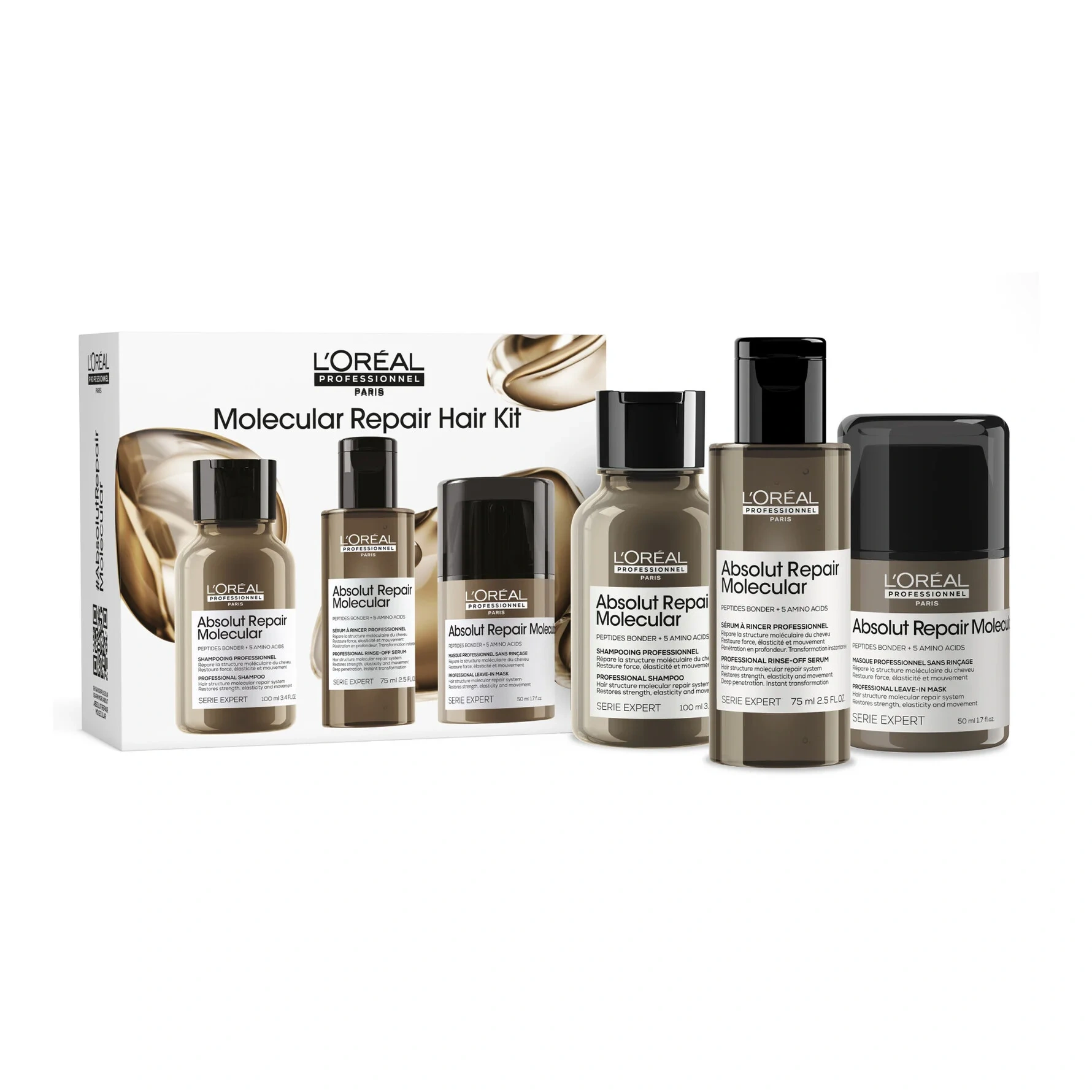L'Oréal Professionnel Absolut Repair Molecular Discovery Set Mini 100 ml + 75 ml + 50 ml