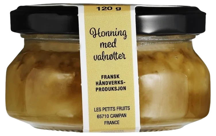 Honning med Valnøtt Til Ost 120g Lesgards