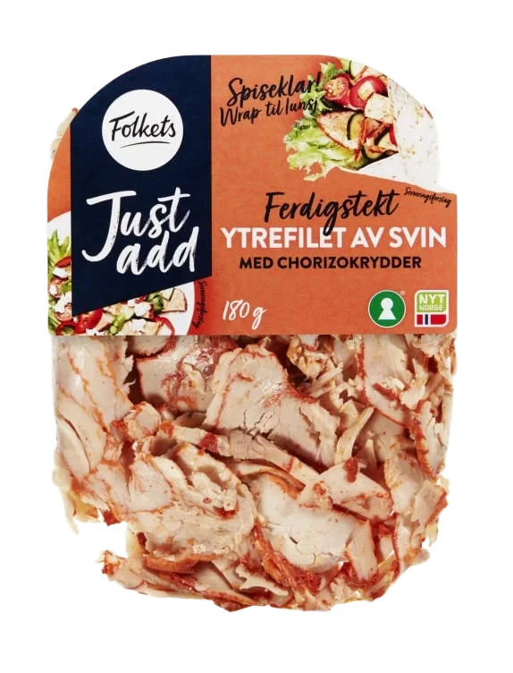 Salatkjøtt Svin Chorizo 180g Folkets
