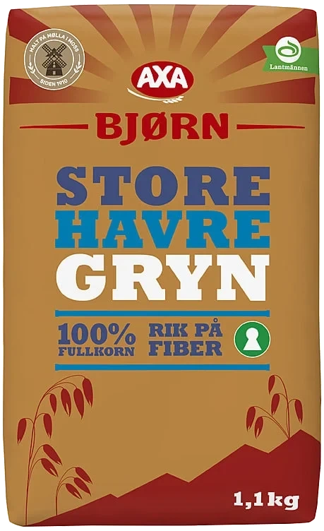 Havregryn store   1,1kg3