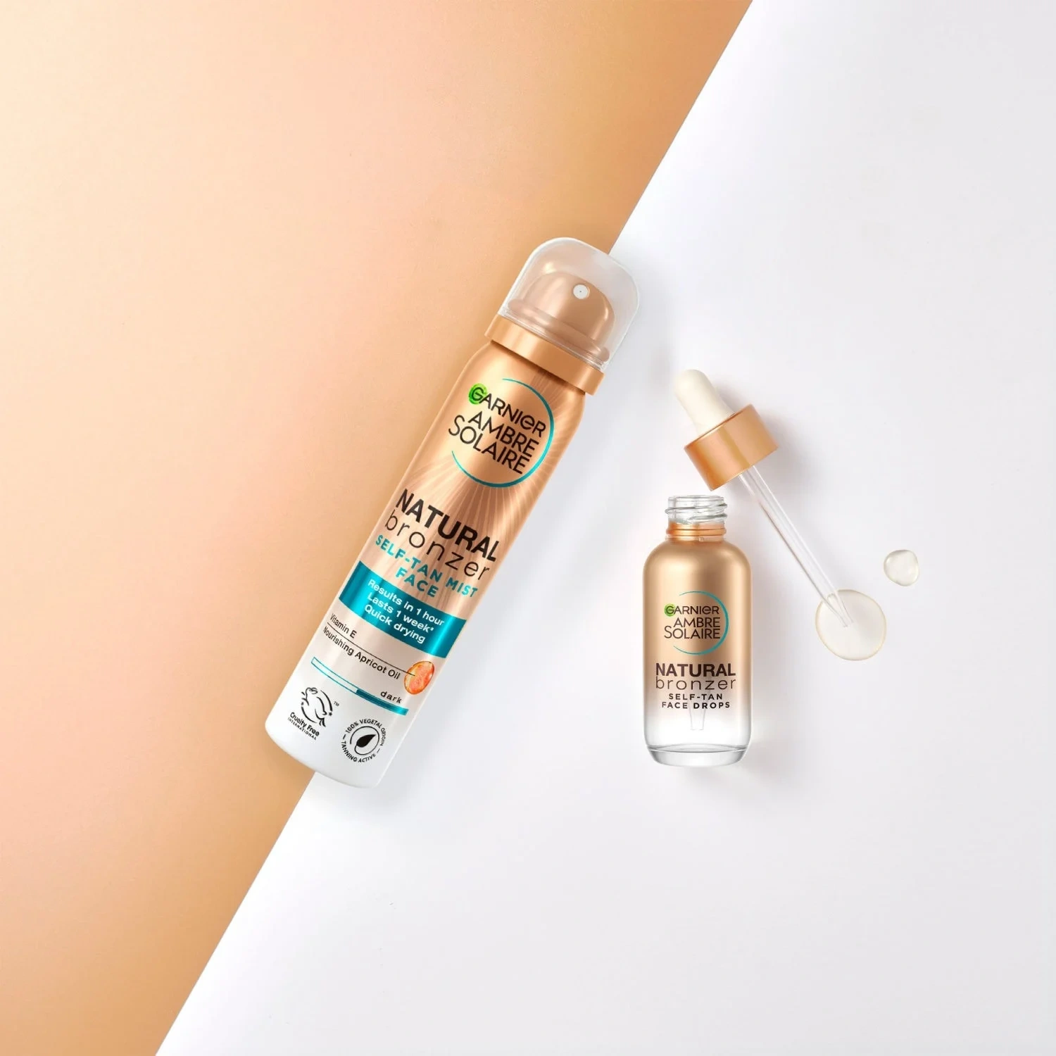 Natural Bronzer Self tan Mist face