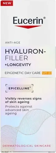 Eucerin Hyaluron-Filler +Longevity Epigenetic Day Care SPF30 50 ml