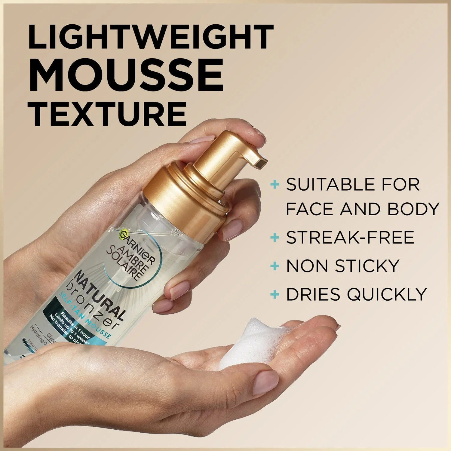 Natural Bronzer Self Tan Mousse