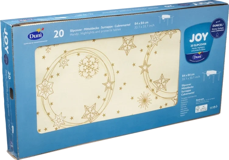 Duk Dunicel 84x84cm Star Shine Vanilje