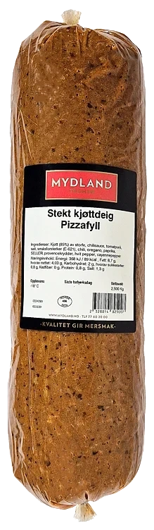 Stekt kjøttdeig pizzafyll frys   kg