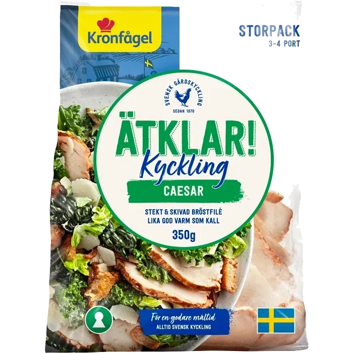 Kyckling Ätklar Skivad Caesar 350g Kronfågel