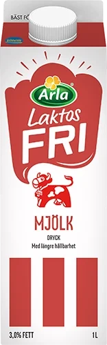 Laktosfri standardmjölkdryck 3.0%