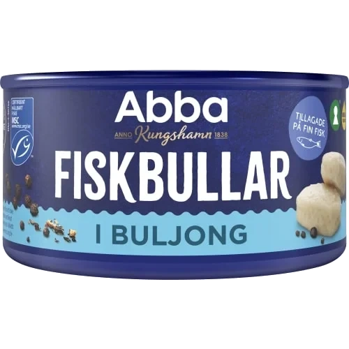 Fiskbullar i Buljong