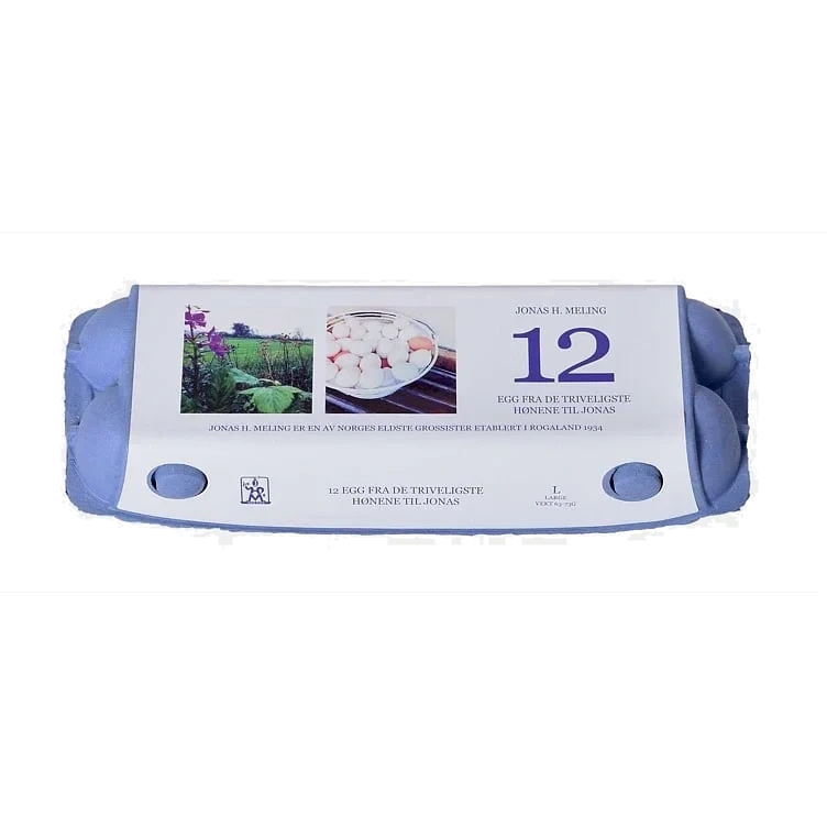Egg l12  store   12stk   815g