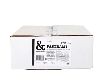 Nötpastrami skivad fryst