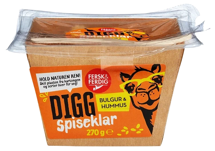 Bulgur&Hummus 270g Fersk&Ferdig