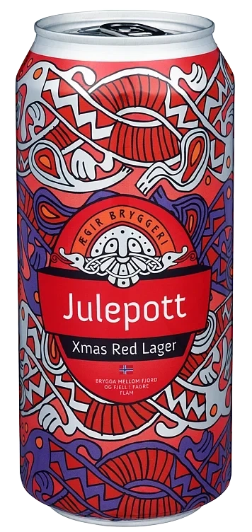 Ægir Julepott Xmas Red Lager 0,44l boks