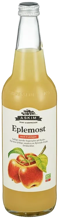 Eplemost med Fruktkjøtt Fl 0,7l Askim Frukt – og Bærpresseri
