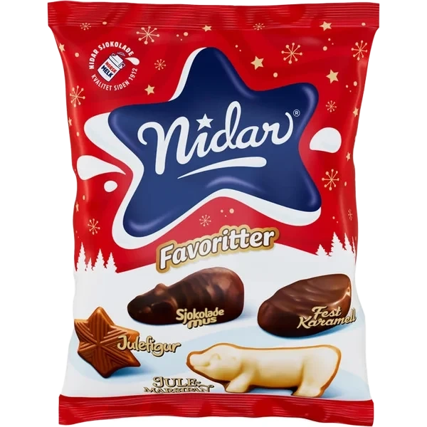 Favoritter Jul 225g Nidar