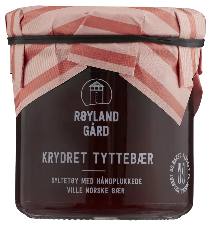 Tyttebærsyltetøy Krydret 160g Røyland
