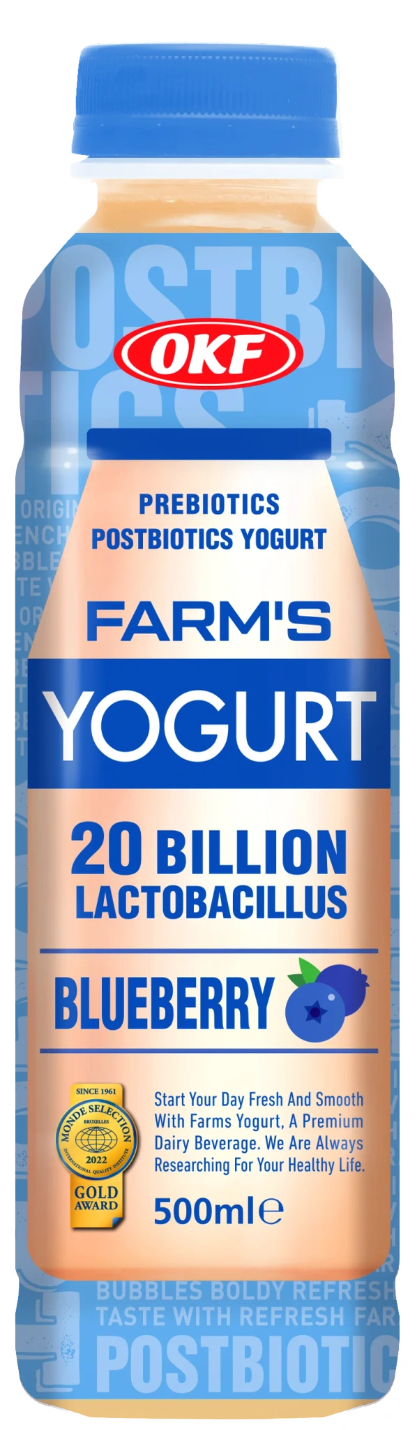 OKF Farms Yoghurt Blueberry 500ml