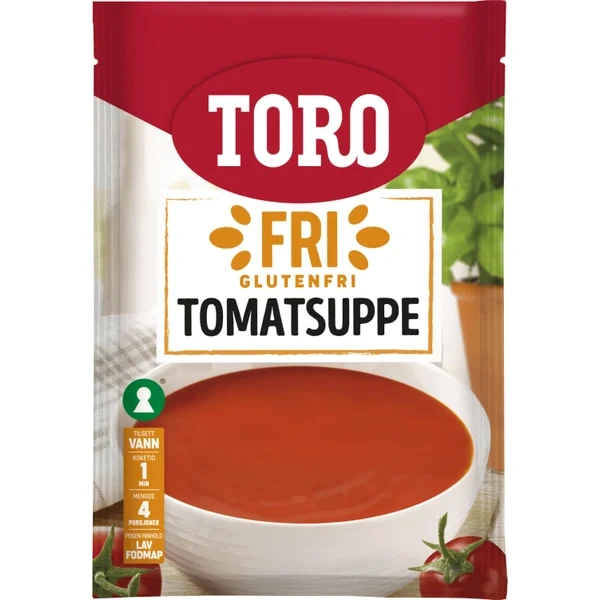 Glutenfri Tomatsuppe 73 g Toro