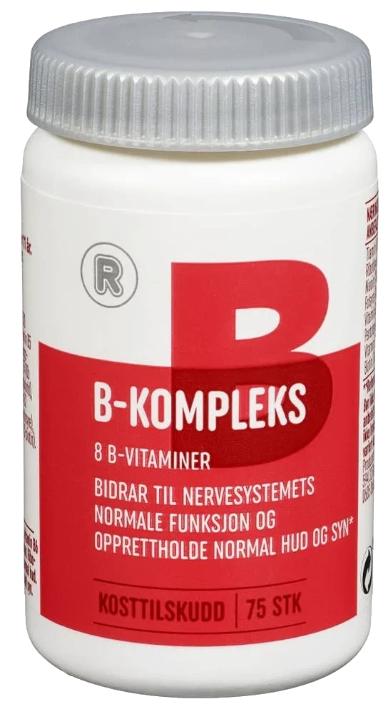 B-kompleks Tabletter, 75 stk