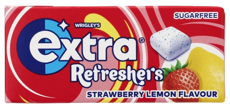 Extra Refreshers Strawberry&Lemon 16g 8stk