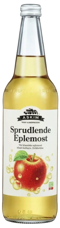 Sprudlende Eplemost 0,7l Fl Askim Frukt – og Bærpresseri