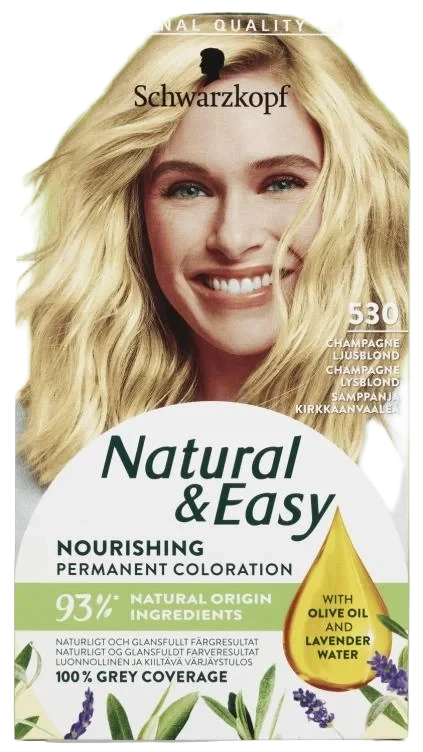 Natural & Easy 530 Champagneblond Hårfarge