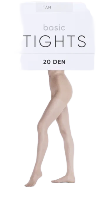 Tights Basic 20 Den Tan 44-50 La Mote
