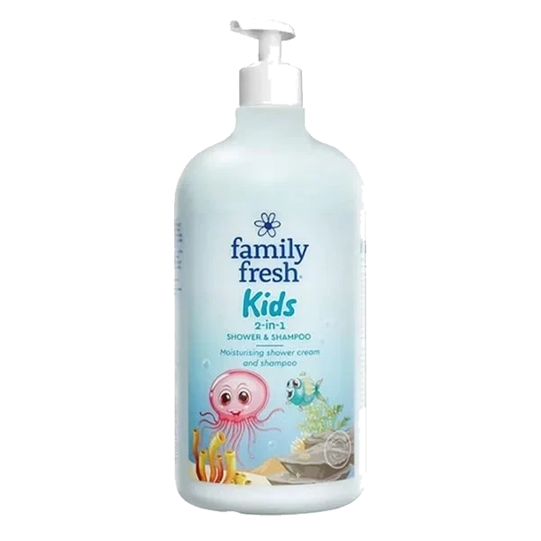 Family Fresh Kids 2-in-1 Shower & Shampo 1000ml