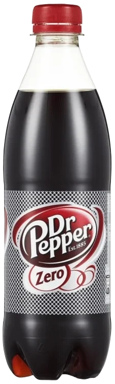Dr Pepper Zero 0,5l flaske