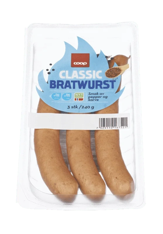 Coop Classic Bratwurst 240g