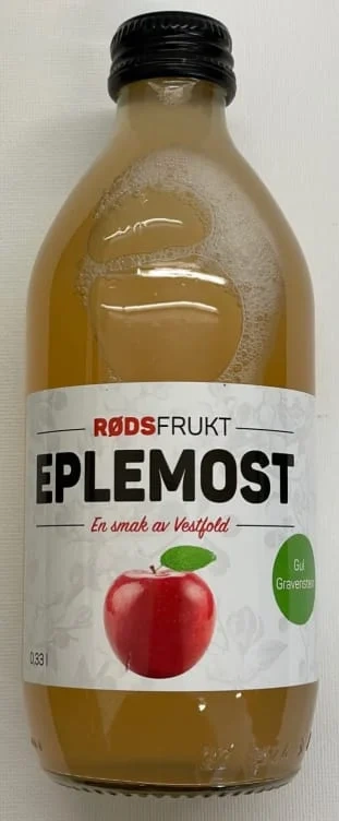 Eplemost Gul Gravenstein 0,33l Rødsfrukt