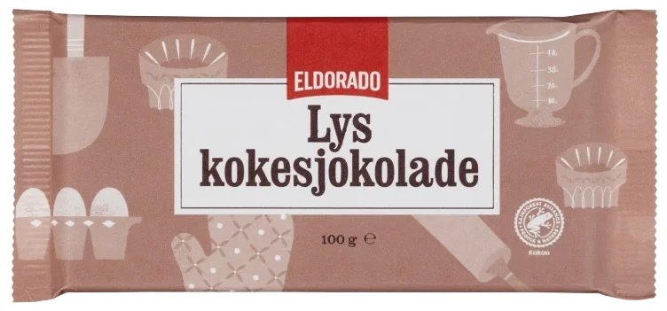 Kokesjokolade Lys 100g Eldorado