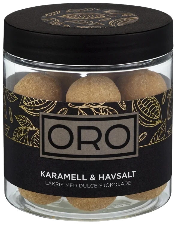 Lakriskuler med karamell og havsalt  140g