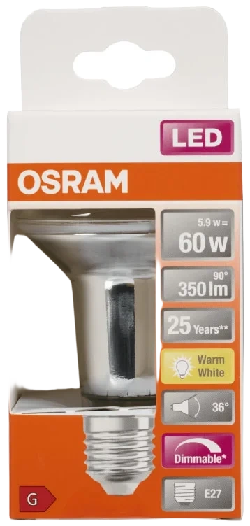 Led R63 60 Dimbar E27