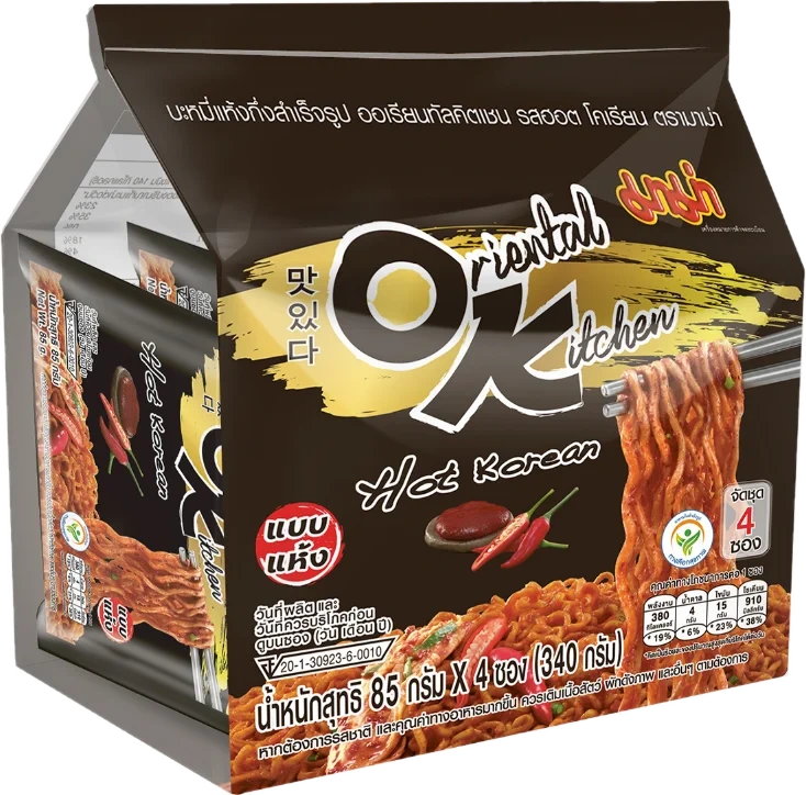Mama Instant Hot Korean 4-pack 340g