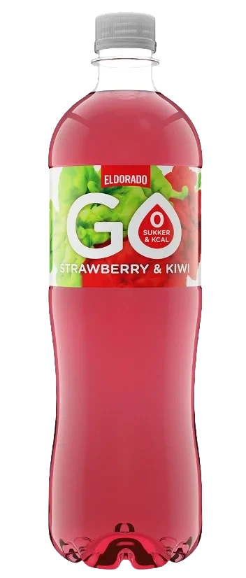 Go Leskedrikk Strawberry&Kiwi 0,8l Eldorado
