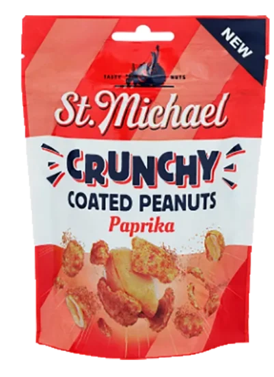 Crunchy Coated Peanuts Paprika 100g