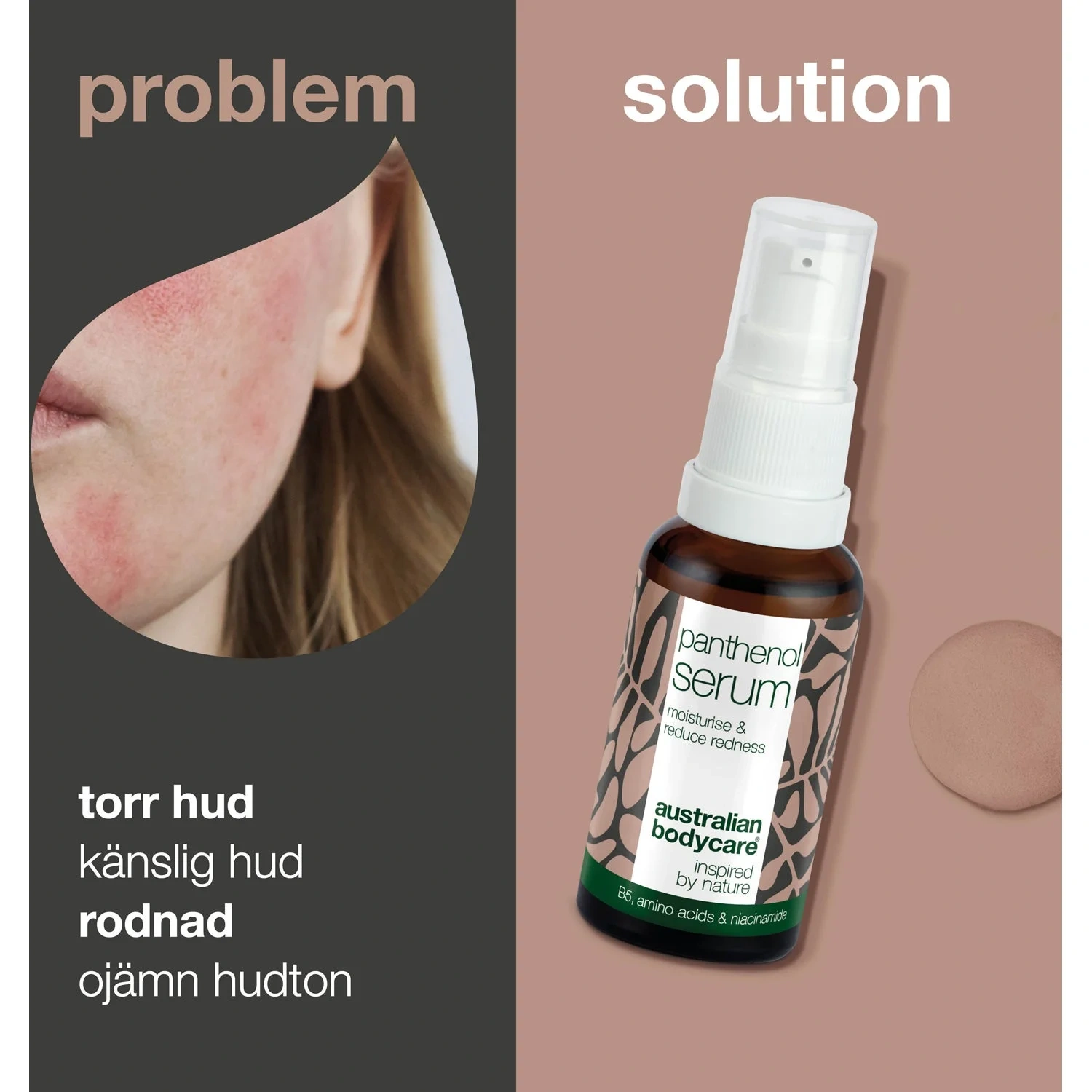 Australian Bodycare Soothing Panthenol Serum – Calms Redness And Deeply Hydrates Sensitive Skin 30 ml