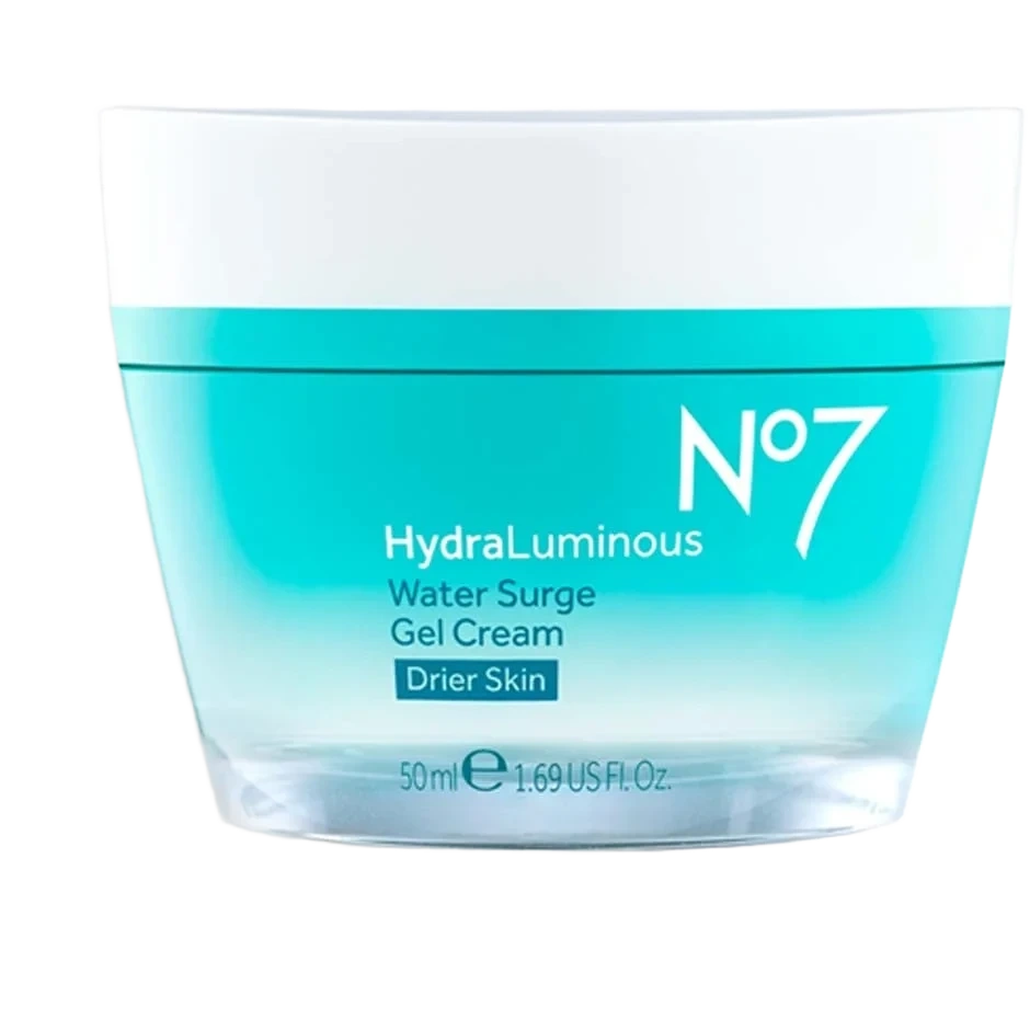 No7 Hydraluminous Water Surge Gel Cream for Dry Skin, Hydration