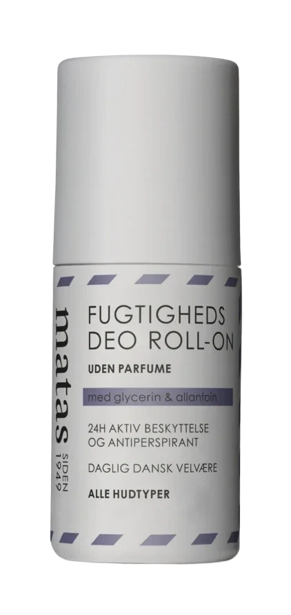 Matas Striber Moisturising Deodorant Roll-On Antiperspirant 24H Fragrance Free 50 ml