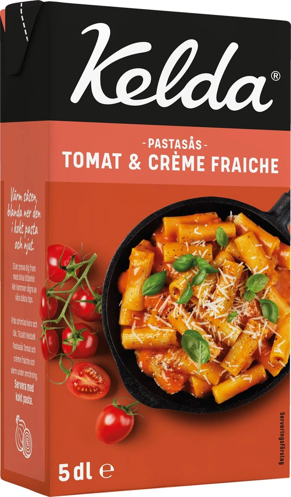 Pastasås tomat / crème fraiche