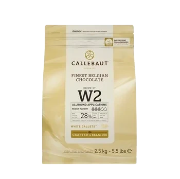 Callebaut Vit Choklad W2 Pellets 28%