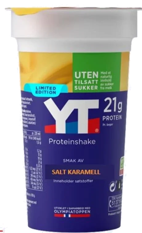 Yt Proteinshake Smak Av Salt Karamell, Ltd, 220ml