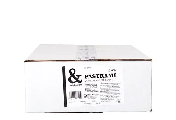 Fläskpastrami